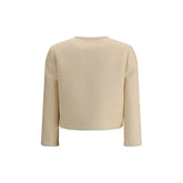 Blazer de crepé de seda Valentino